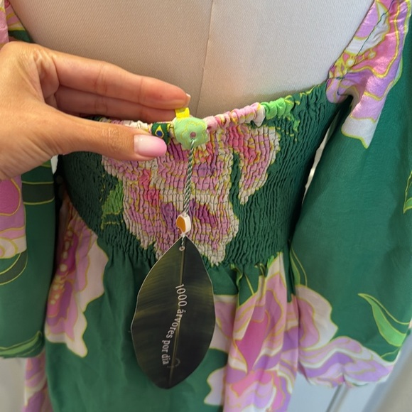 FARM Rio Floral Lumi Short Dress Size M - Picture 8 of 10